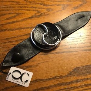 NWT- Leather cuff bracelet